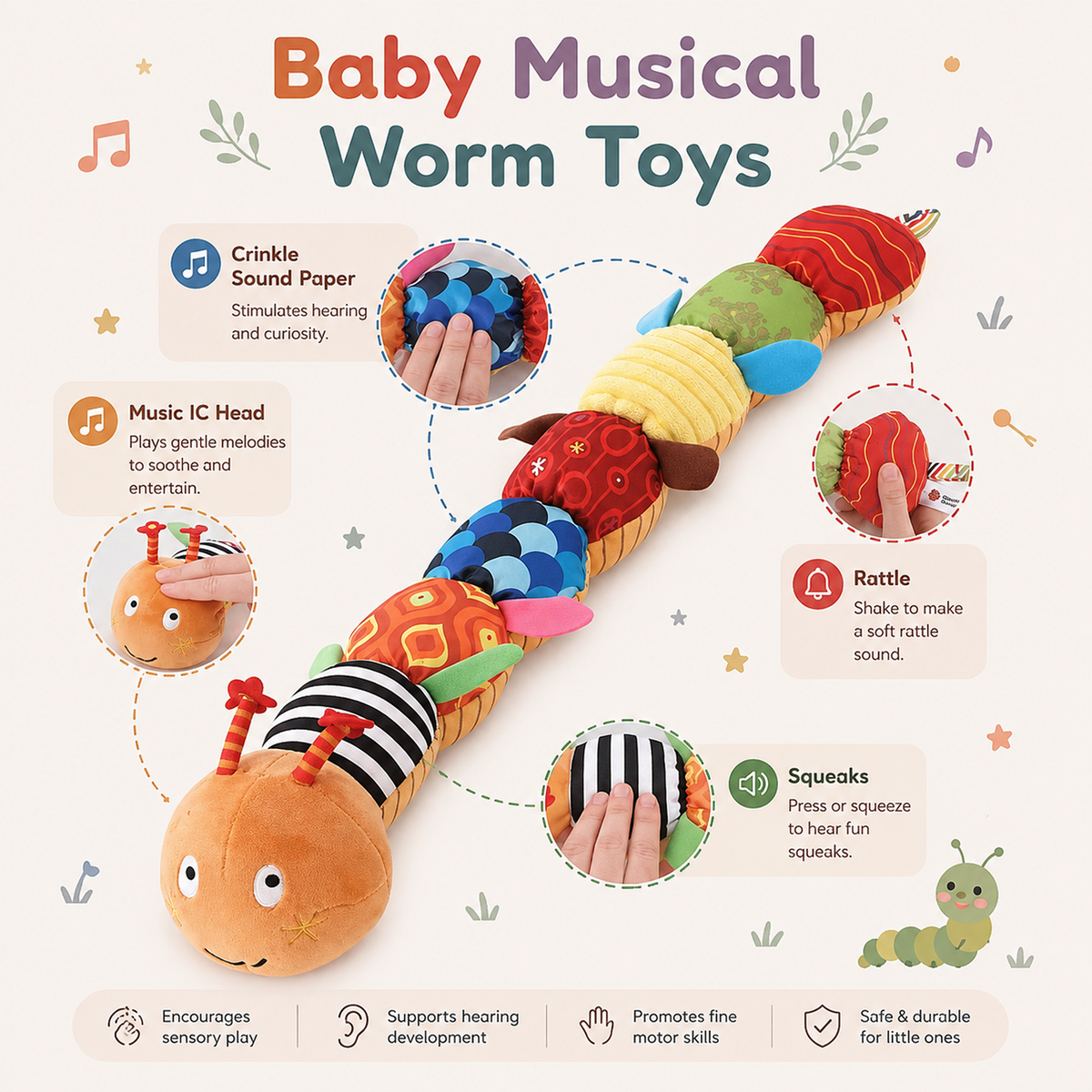 Milo™ Musical Caterpillar